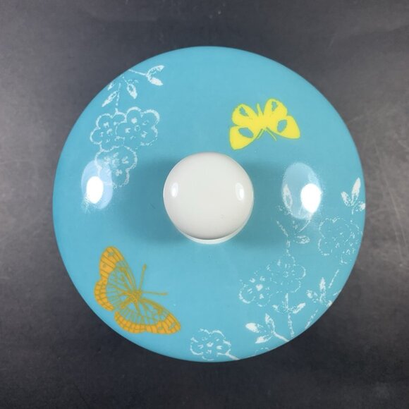 Portmeirion Dawn Chorus Sugar Bowl with Lid – Birds, Butterflies & Flowers - Picture 4 of 10